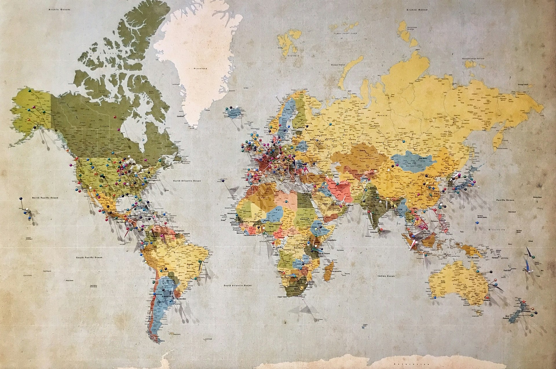Map background